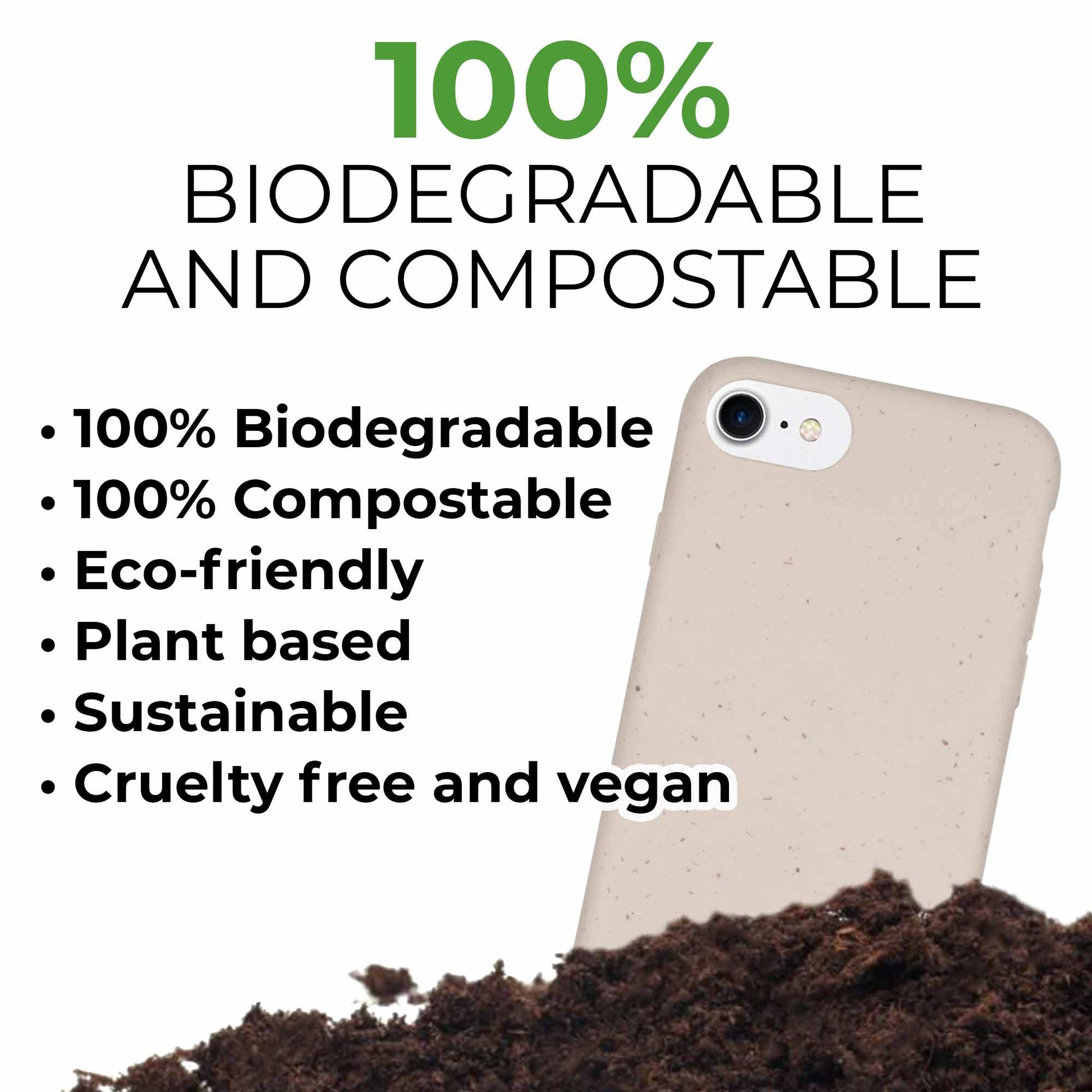 Biodegradable phone case - Natural White MMORE Cases