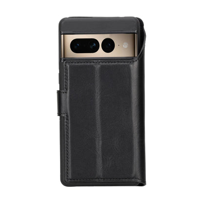 Chocolate Crius Sheridan Leather Detachable Wallet for Google Pixel 7/6/5/4