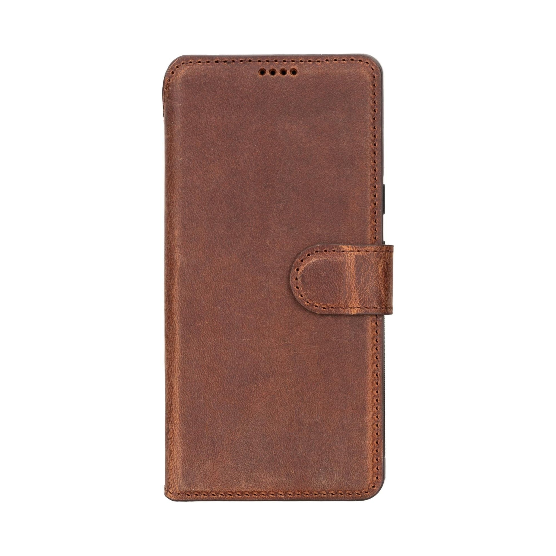 Chocolate Crius Sheridan Leather Detachable Wallet for Google Pixel 7/6/5/4