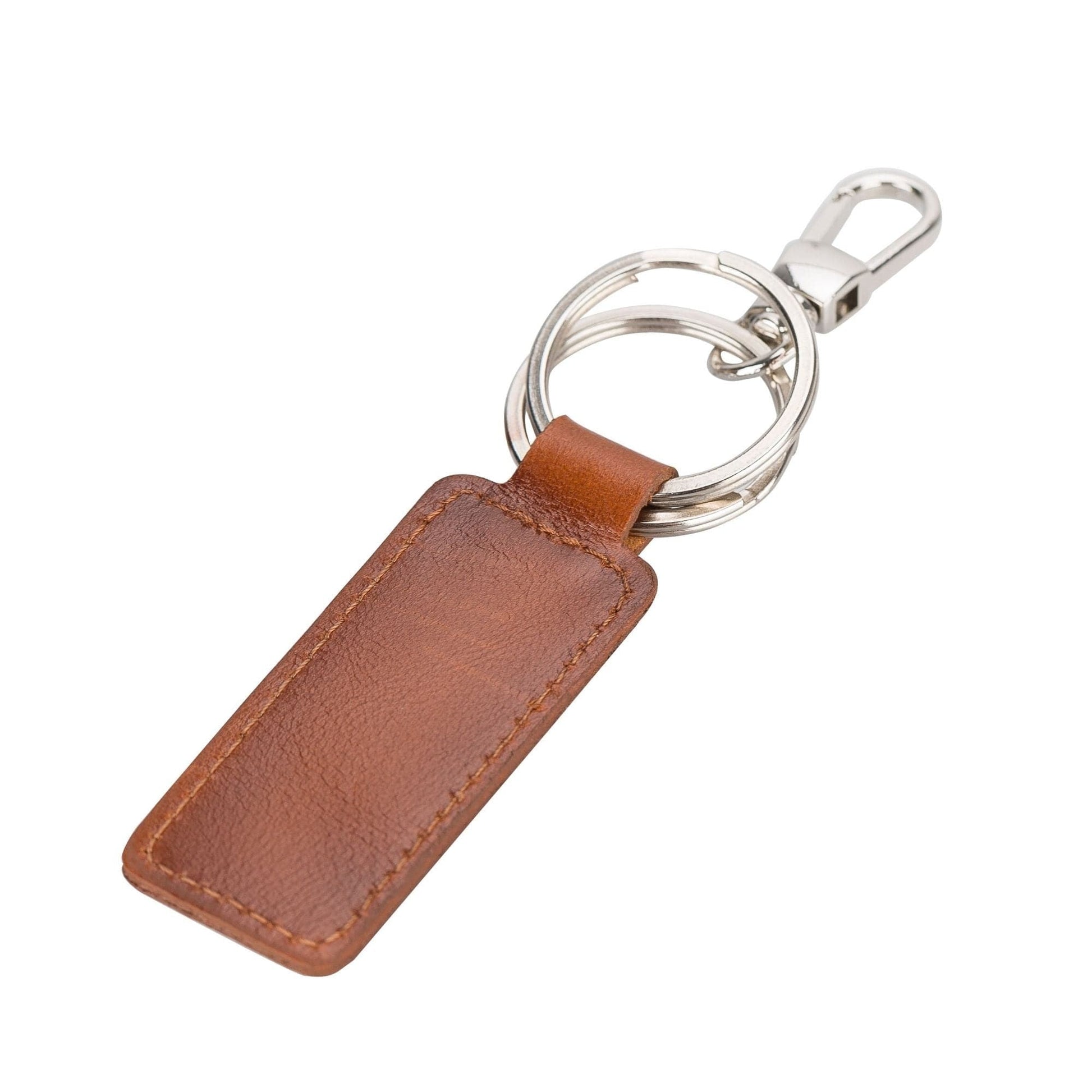 Chocolate Crius Thermopolis Handmade Genuine Leather Keychains