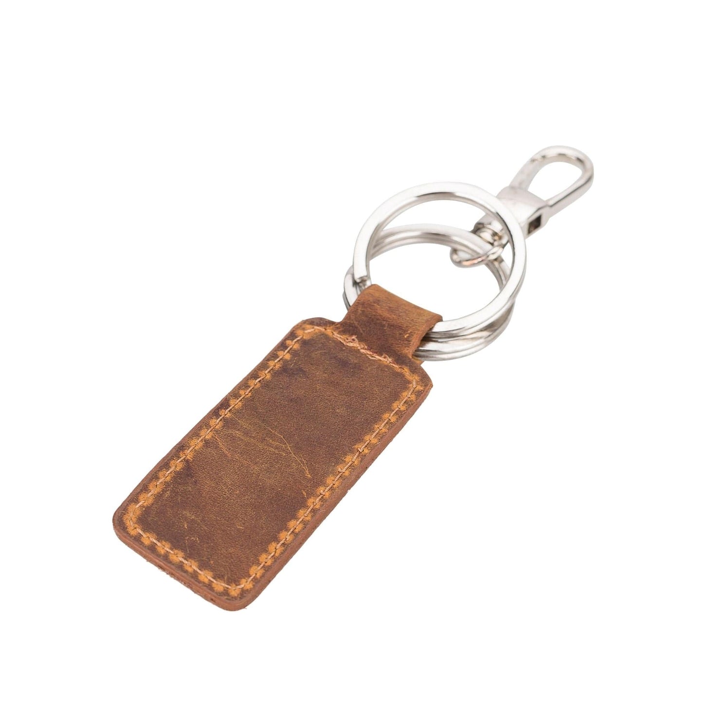 Chocolate Crius Thermopolis Handmade Genuine Leather Keychains