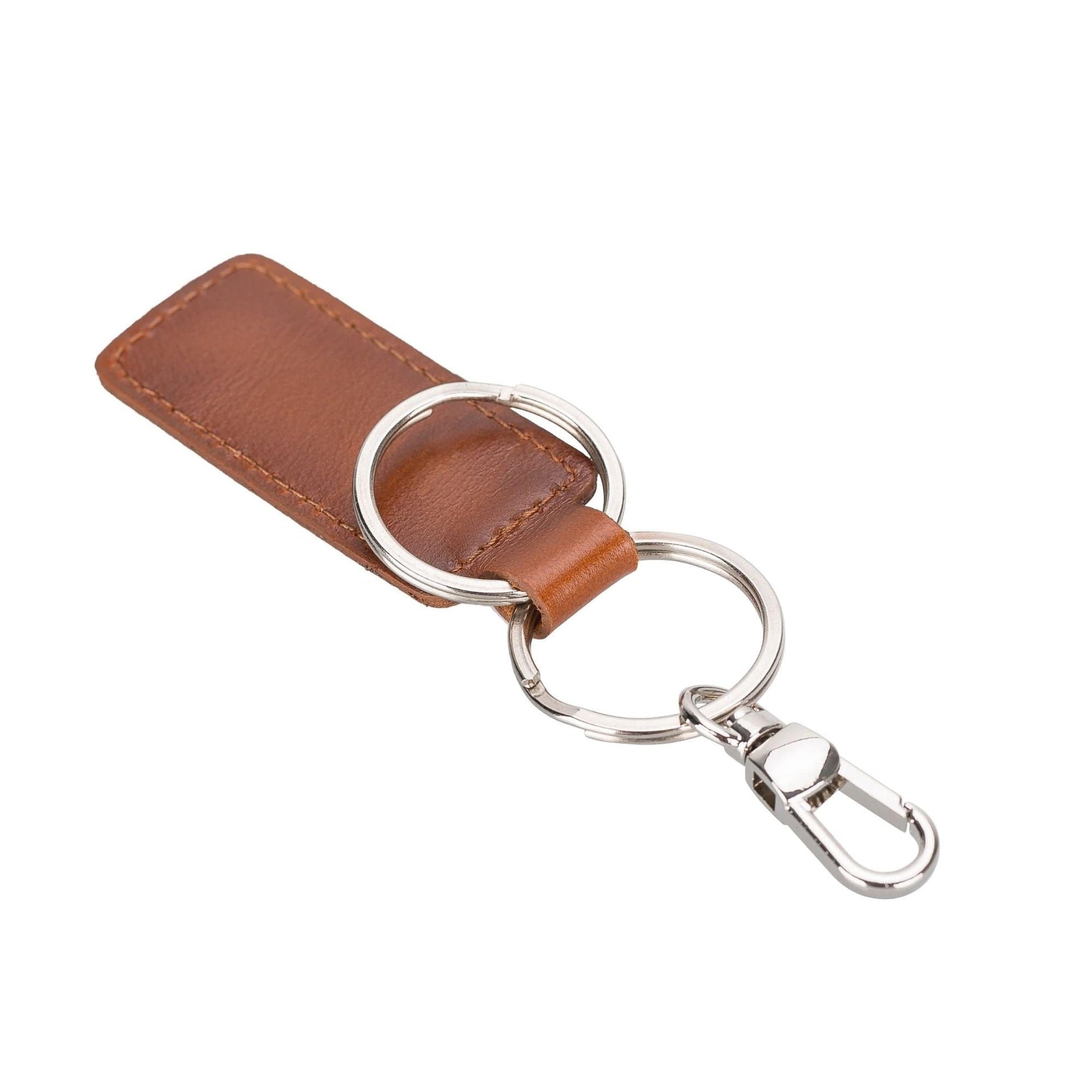 Chocolate Crius Thermopolis Handmade Genuine Leather Keychains