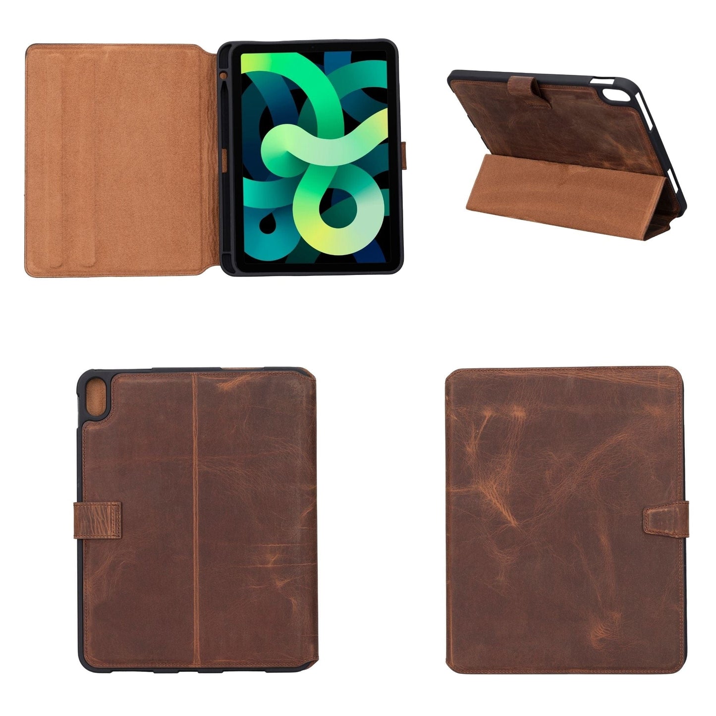 Chocolate Crius Wheatland Leather Case for Apple iPad 10.9-Inch