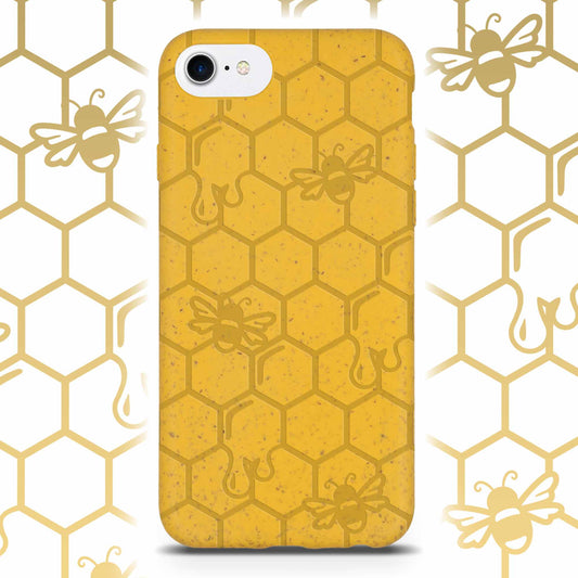 MMORE Cases Biodegradable - Honey Bee - Phone case - Yellow, Orange and Black