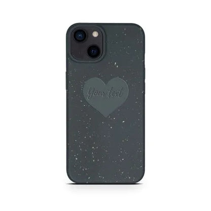 MMORE Cases Biodegradable Personalized Phone Case - Black Heart / iPhone 13