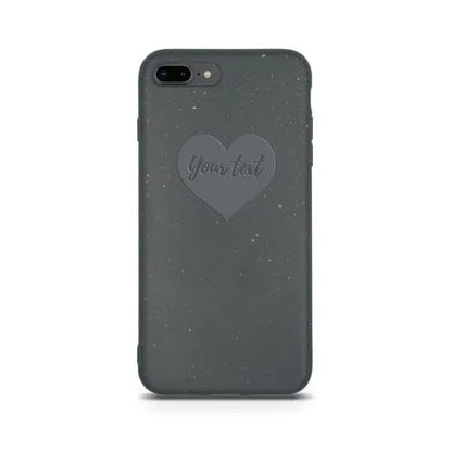 MMORE Cases Biodegradable Personalized Phone Case - Black Heart / iPhone 7/8 PLUS