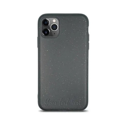 MMORE Cases Biodegradable Personalized Phone Case - Black Horizontal / iPhone 11