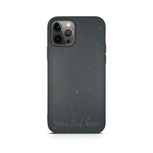 MMORE Cases Biodegradable Personalized Phone Case - Black Horizontal / iPhone 12 Pro