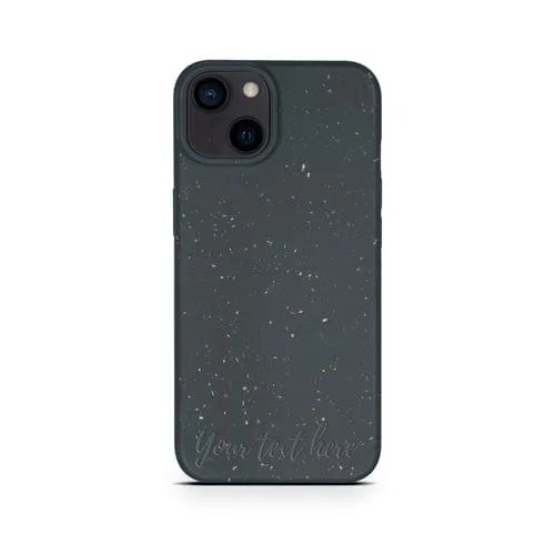 MMORE Cases Biodegradable Personalized Phone Case - Black Horizontal / iPhone 13