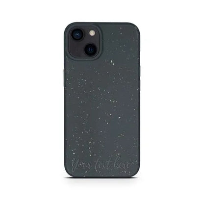 MMORE Cases Biodegradable Personalized Phone Case - Black Horizontal / iPhone 13