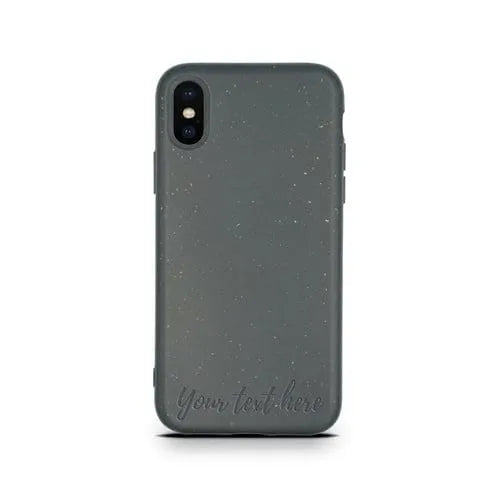 MMORE Cases Biodegradable Personalized Phone Case - Black Horizontal / iPhone X/XS