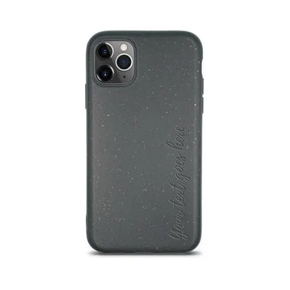 MMORE Cases Biodegradable Personalized Phone Case - Black Vertical / iPhone 11