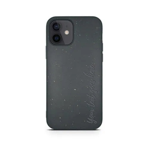 MMORE Cases Biodegradable Personalized Phone Case - Black Vertical / iPhone 12