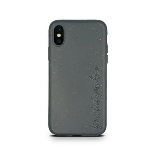 MMORE Cases Biodegradable Personalized Phone Case - Black Vertical / iPhone X/XS