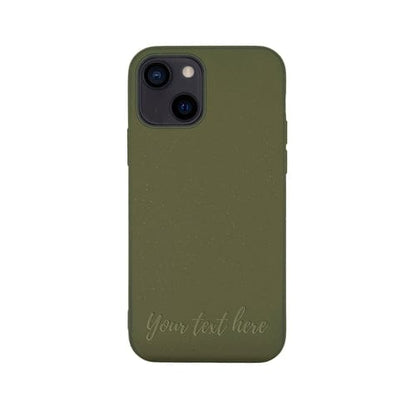 MMORE Cases Biodegradable Personalized Phone Case - Olive Green Horizontal / iPhone 15