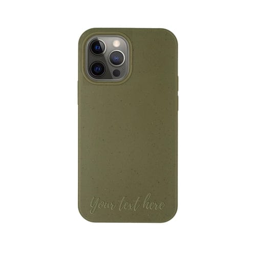 MMORE Cases Biodegradable Personalized Phone Case - Olive Green Horizontal / iPhone 15 Pro