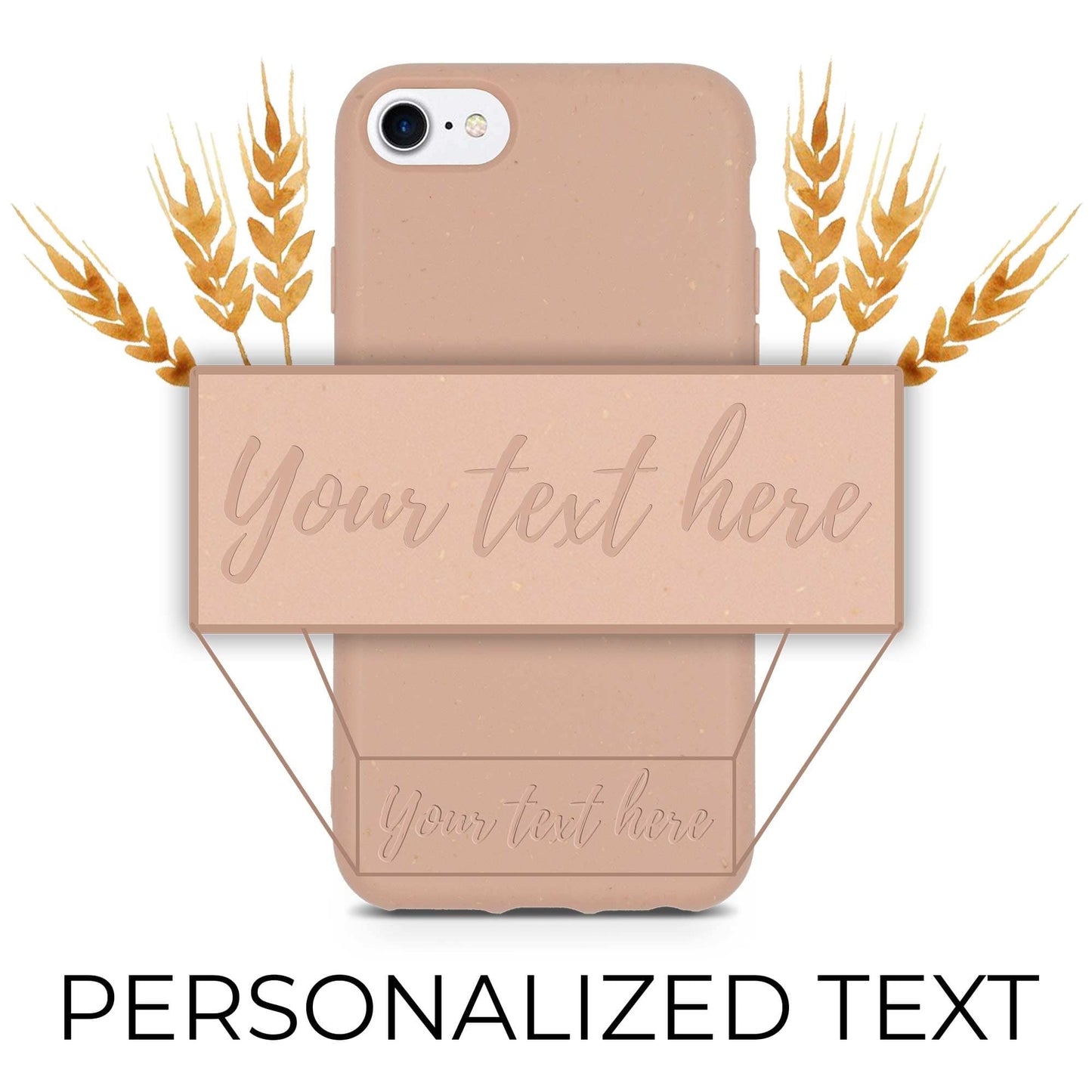 MMORE Cases Biodegradable Personalized Phone Case - Pastel Pink