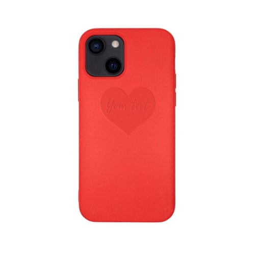 MMORE Cases Biodegradable Personalized Phone Case - Red Heart / iPhone 15