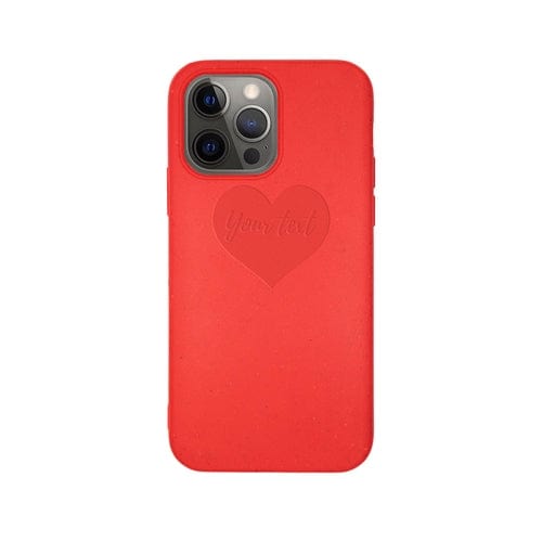 MMORE Cases Biodegradable Personalized Phone Case - Red Heart / iPhone 15 Pro