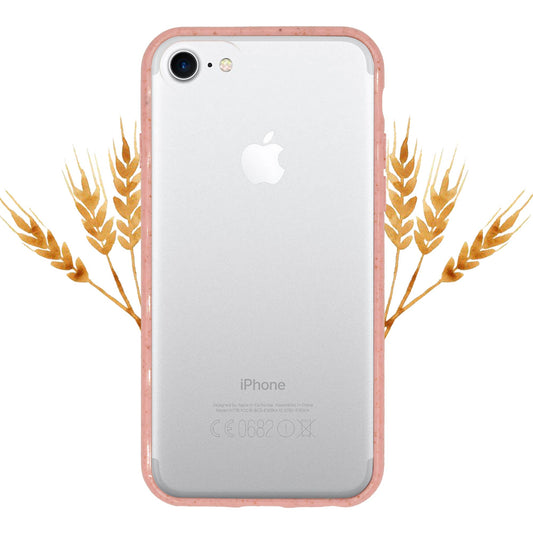 MMORE Cases Biodegradable phone case - Transparent Pink iPhone 6/6S/7/8/SE2/SE3