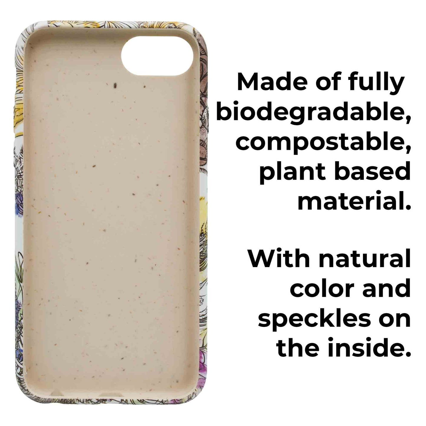 MMORE Cases Biodegradable - Watercolor Design - Phone Case iPhone 6/6S/7/8/SE2/SE3