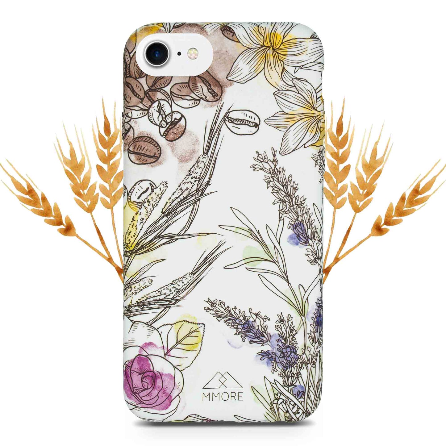 MMORE Cases Biodegradable - Watercolor Design - Phone Case iPhone 6/6S/7/8/SE2/SE3