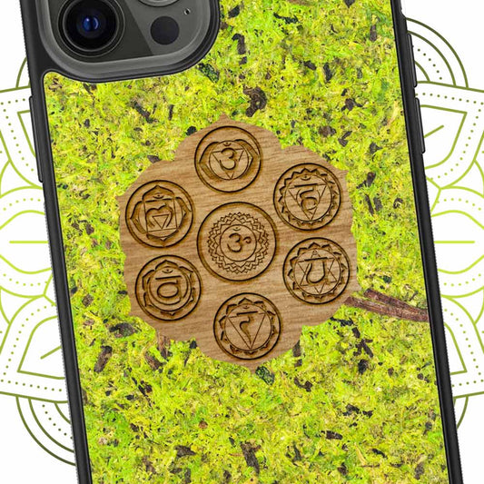 MMORE Cases The Seven Chakra Symbols - Forest Moss