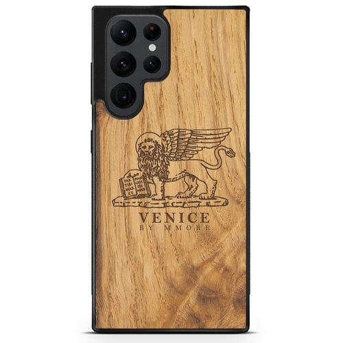 MMORE Cases The Venice case - The Lion of St. Marco with the lettering Samsung Galaxy S24 Ultra