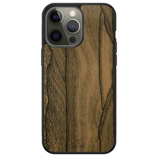 MMORE Cases Ziricote rare wood iPhone 13 Pro