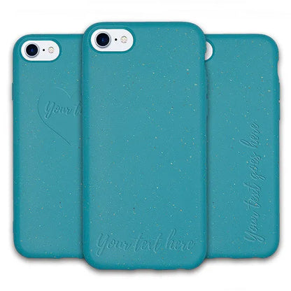 MMORE Personalized Biodegradable Phone Case - Ocean Blue | EarthGrip Cases