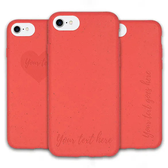 MMORE Personalized Biodegradable Phone Case - Red