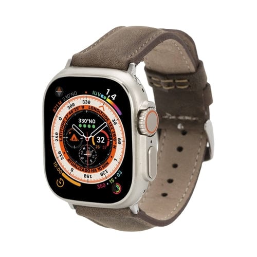 Toronata Jackson Leather Bands for Apple Watch 9, Ultra 2 & SE Dark Brown / 41mm