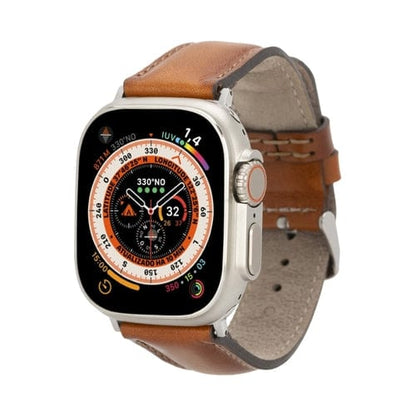 Toronata Jackson Leather Bands for Apple Watch 9, Ultra 2 & SE Tan / 41mm