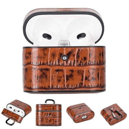 Toronata Laramie Leather Case for Apple AirPods 3 AirPods 3 / C-Tan