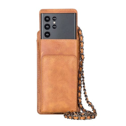 Toronata Lovell Crossbody Leather Phone Wallet Tiguan Tan