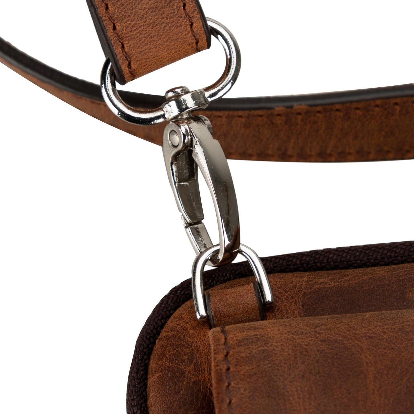 Toronata Niagara Leather Crossbody Phone Bag for Men