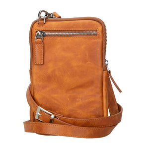 Toronata Niagara Leather Crossbody Phone Bag for Men