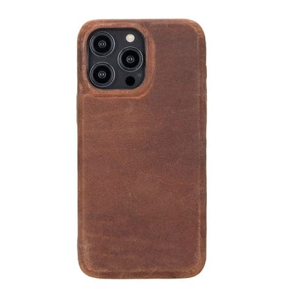 Toronata Pinedale Leather Snap-on Case for iPhone 11 Series iPhone 11 Pro Max / Dark Brown