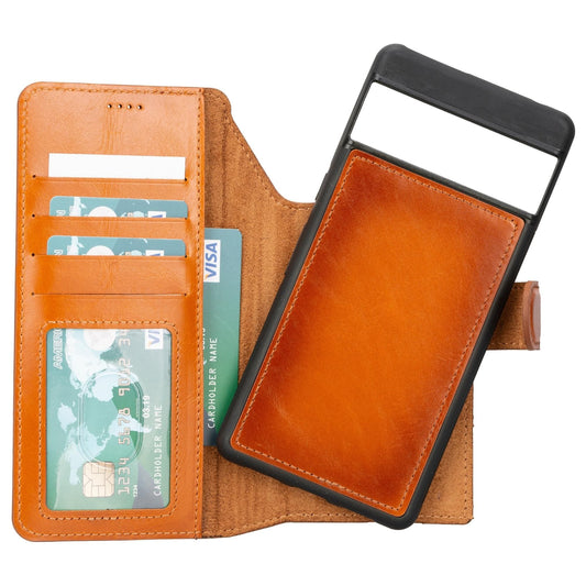 Toronata Sheridan Leather Detachable Wallet for Google Pixel 7/6/5/4